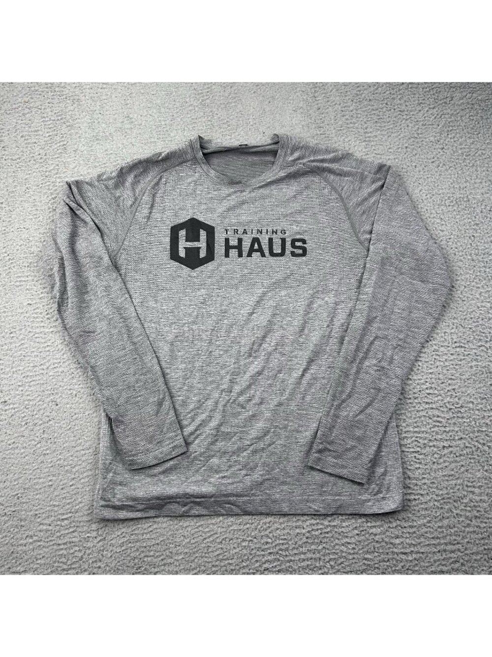 Lululemon Training Haus Men’s Long Sleeve Athletic Gym Gray Medium Shirt